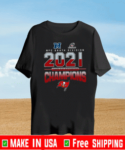 NFL Playoffs Tampa Bay Buccaneers 2021 NFC South Division Champions T-Shirt
