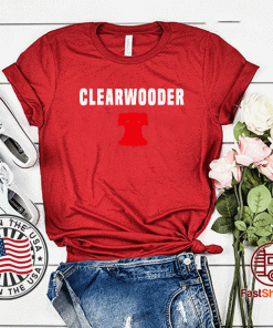 Bryce Harper Wearing a “Clearwooder” Shirt
