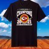 Super Bowl Champions 2021 Back To Back Kansas City Chiefs,Kansas City Chiefs NFL Sport Football T-Shirt