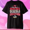 Tampa Bay Champions, Super Bowl Champions, The Buccaneers Win Super Bowl 2021 Unisex T-Shirt