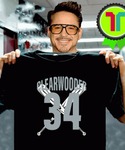 Bryce Harper Clearwooder 34 Shirt – philadelphia Phillies T-Shirt
