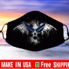 Air Force Logo Face Mask Filter PM 2.5