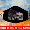 All Aboard the Trump Train 2020 American Flag Reelect 45 Face Masks