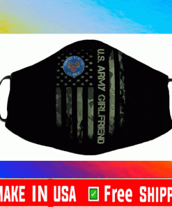 American Camo Flag Proud Army Veteran Girlfriend Cloth Face Mask