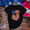 American Flag German Shepherd 4th Of July USA Shirt