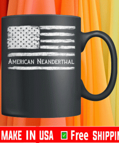American Neanderthal Flag US Mug