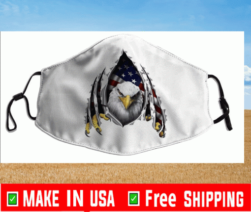 American flag eagle Face Mask