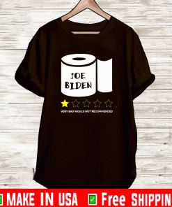 Anti Biden Very Bad Would Not Recommended Vote 1 star T-Shirt
