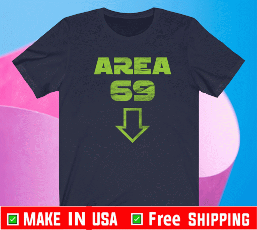 Area 69 funny meme futuristic style T-Shirt
