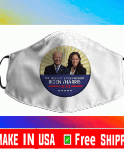 Biden Harris For President & Vice President 2021 Face Mask