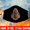 Blessed Mother Plower Cloth Face Masks