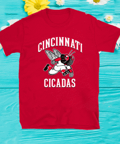 THE CINCINNATI CICADAS BASEBALL TEAM T-SHIRT