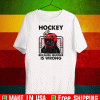 Cat hockey because murder is wrong T-Shirt