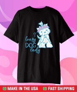 Dog Decor Graphic Image for Dog Crazy Dog Lady Classic T-Shirt