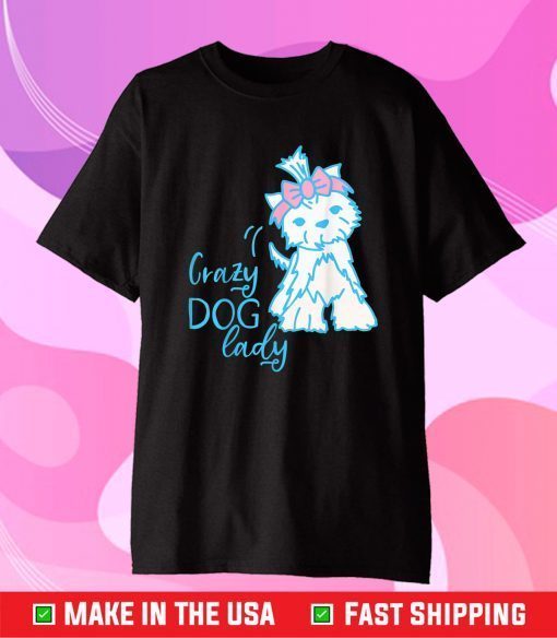 Dog Decor Graphic Image for Dog Crazy Dog Lady Classic T-Shirt