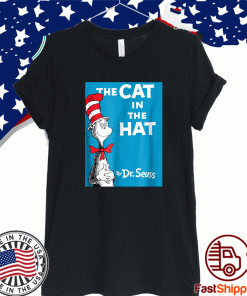 Dr. Seuss The Cat in the Hat Book Cover T-shirt