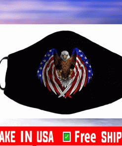 Eagle Head Logo American Pride Face Mask