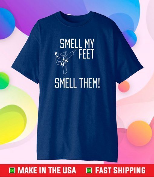 Funny Smell Feet Karate & Jiu Jitsu Jiu-Jitsu Design Gift T-Shirt