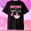 Grandma Of The Birthday Girl Ballerina Bday Ballet Dancer Gift T-Shirt