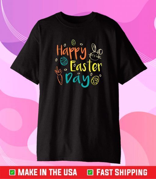 Happy easter day, happy easter kids design Classic T-Shirt