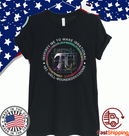 Inspire Pi 3.14 Math Teacher Pi National Day T-Shirt