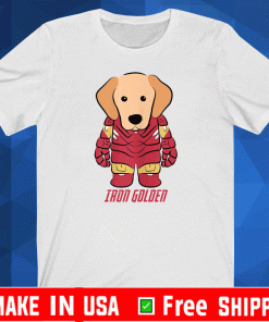 Iron Golden Retriever Puppy Pet Lover T-Shirt