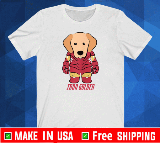 Iron Golden Retriever Puppy Pet Lover T-Shirt