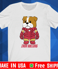 Iron Man - Iron Bulldog Dog Lover T-Shirt