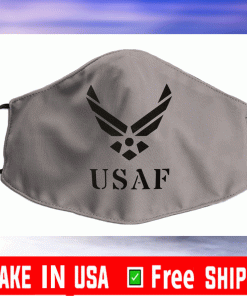 Logo USAF - Air Force Logo Face Mask