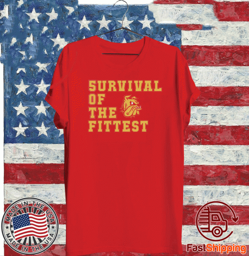 MINNESOTA DULUTH 5URVIVAL OF THE FITTEST SHIRT