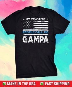 My Favorite People Call Me Gampa Father's Day Classic T-Shirt