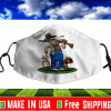 Redneck Royalty Cartoon Hillbilly Face Masks