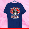 Rock'n'roll Rockers Rebel Rule - Rockabilly Skull T-Shirt