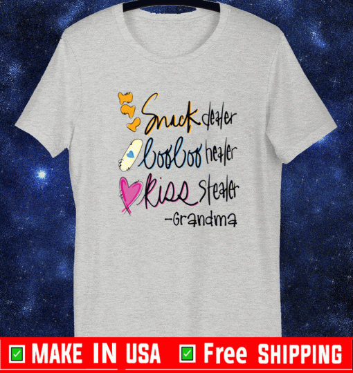 Snack dealer boo boo healer kiss stealer grandma Shirt