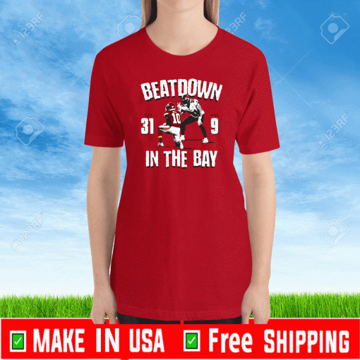 Tampa Bay Buccaneers vs Kansas City Chiefs 31 9 beatdown in the bay shirt