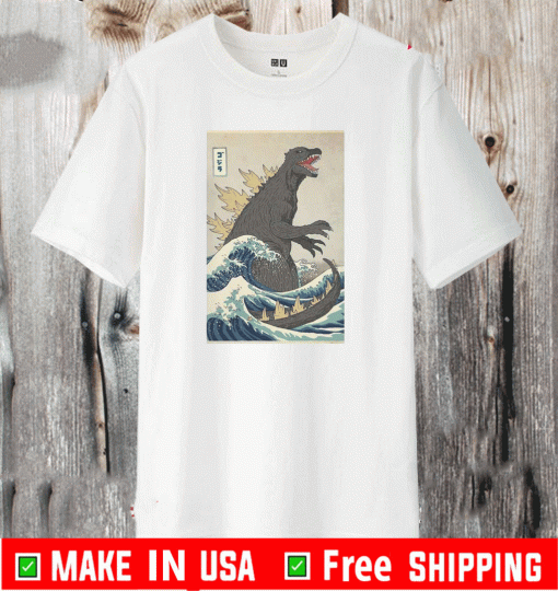 The Great Godzilla Off Kanagawa Godzilla Shirt