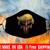 Trump Hair Skull Face Mask
