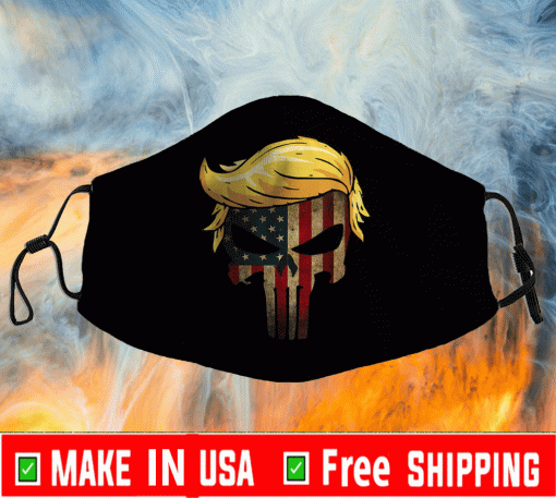 Trump Hair Skull Face Mask