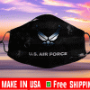 U.S Air Force Flag US Cloth Face Mask