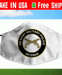 U.S. Army Veteran Military Police Face Mask