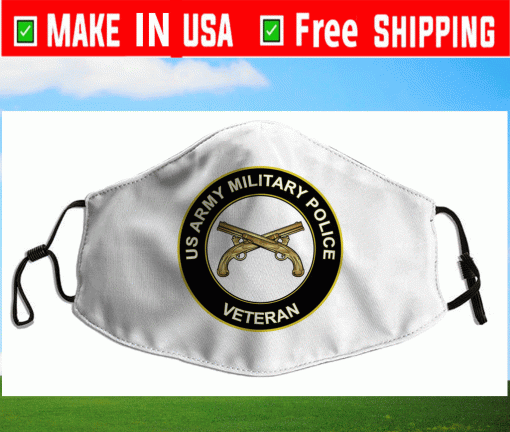 U.S. Army Veteran Military Police Face Mask