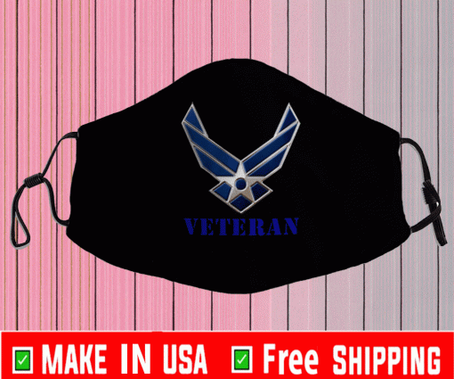 US Air Force Veteran Cloth Face Masks