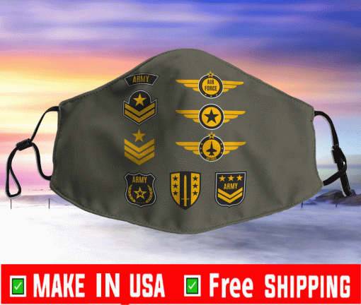 US Army - Air Force Cloth Face Mask