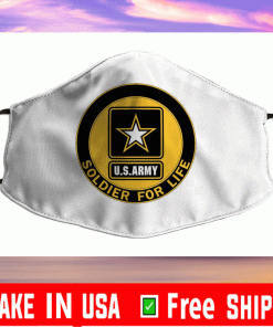 US Army Soldier for Life Cloth Face Mask