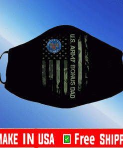 USA American Camo Flag Proud Army Veteran Bonus Dad Face Mask