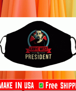 Kanye West For President Filter Face Masks