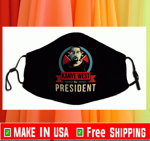 Kanye West For President Filter Face Masks