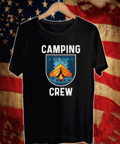 Family Camping Trip Matching Group Tent Camping Crew T-Shirt