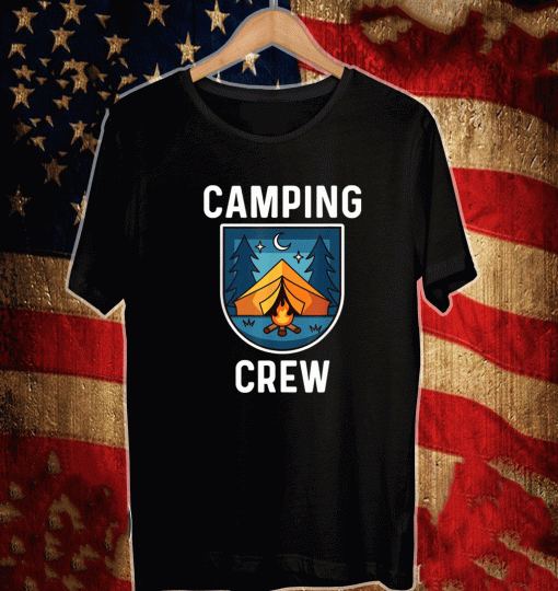 Family Camping Trip Matching Group Tent Camping Crew T-Shirt