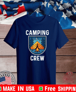 Family Camping Trip Matching Group Tent Camping Crew T-Shirt